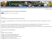 Tablet Screenshot of fangschreckenkrebse.de